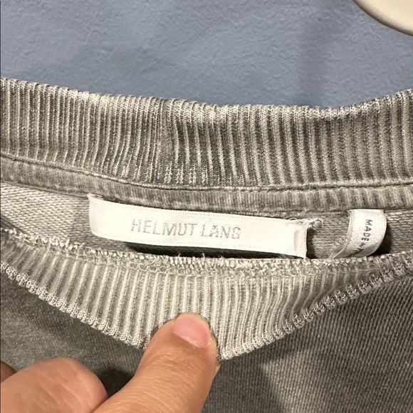 HELMUT LANG
washed military crewneck sweatshirt - Picture 5 of 8